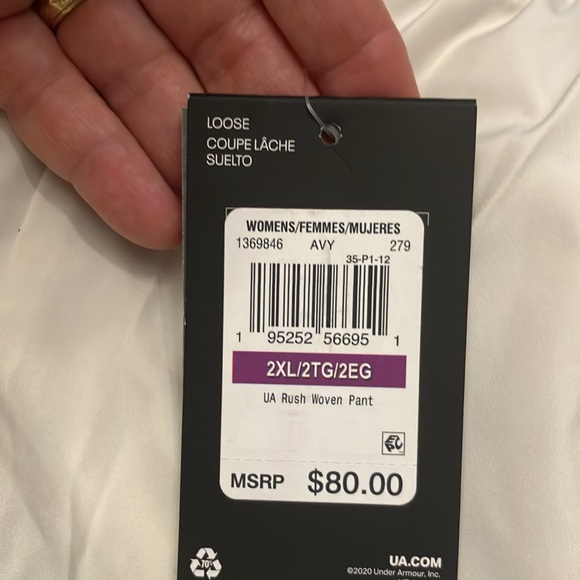 Under Armour Athletic/Athleisure Jogger/Windpants, NWT! - Picture 7 of 8